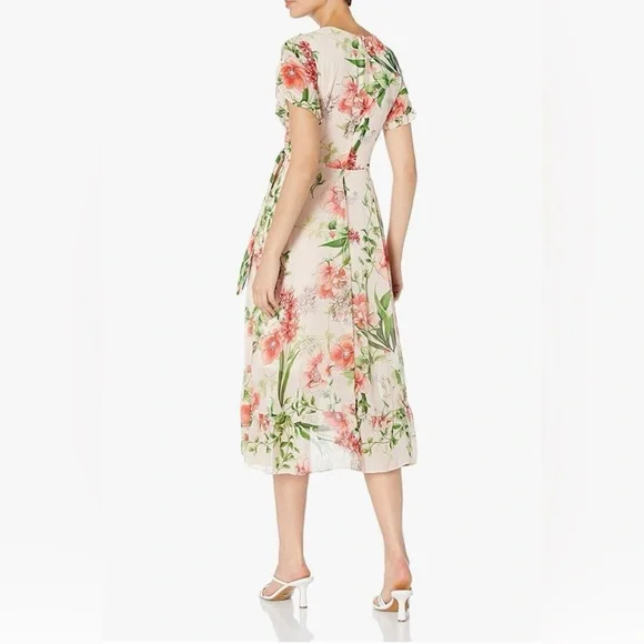 Karl Lagerfeld Paris floral midi dress - Picture 2 of 7